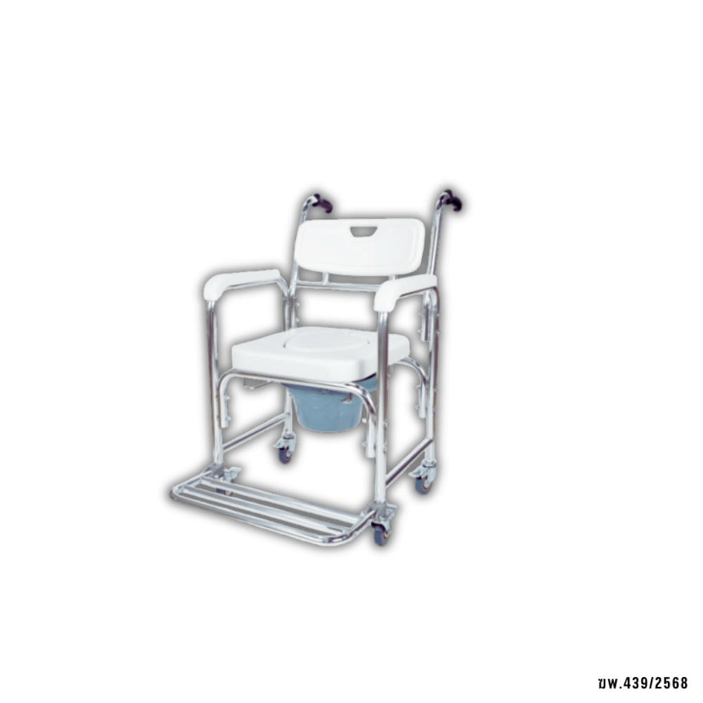 เก้าอี้นั่งถ่าย TOP LONGMAX รุ่น DY02688L ล้อ 4 นิ้ว_0